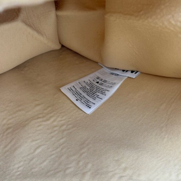 🆕 GANNI 🧿 NWOT Large Easy Shopper Tote Bag, Beige Canvas & Beige Embroidery - Picture 13 of 14